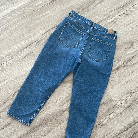 American Eagle Outfitters Blue High Rise Jeans 14S Short Petite - Picture 5 of 6